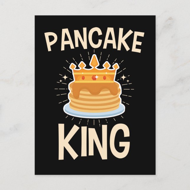 Pancake King Postkarte (Vorderseite)