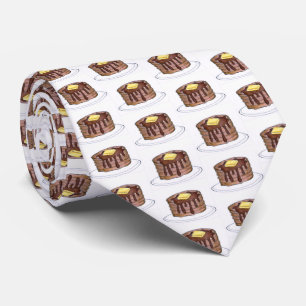 Pancake Kurz Stack Flapjack Syrup Butter Feinschme Krawatte