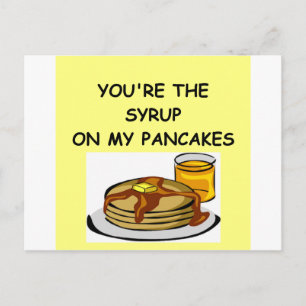 PANCAKE Liebhaber Postkarte
