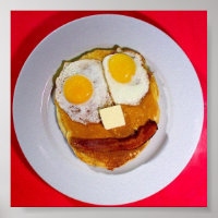 Pancake-lustiges Gesicht