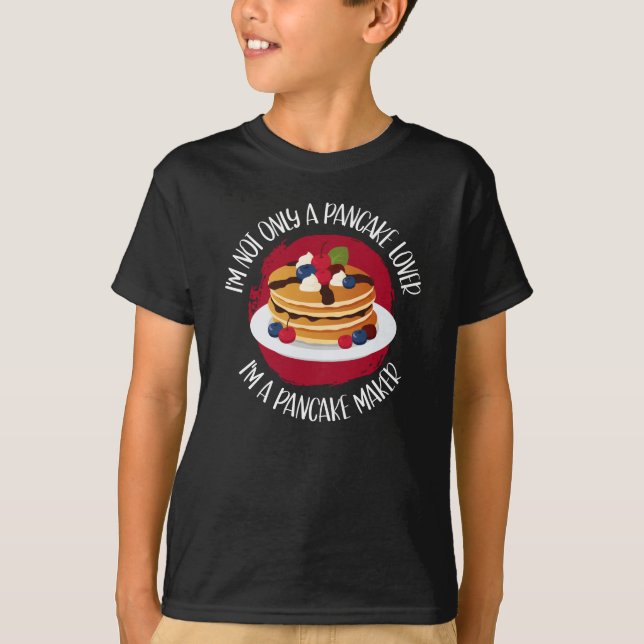 Pancake Maker Pancakes T-Shirt (Vorderseite)