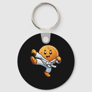 Pancake Pan Karate Taekwondo Kick Boys Girl Schlüsselanhänger