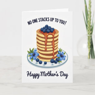 Pancake-Stack-Muttertagskarte Karte