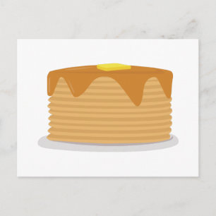 Pancake Stack Postkarte