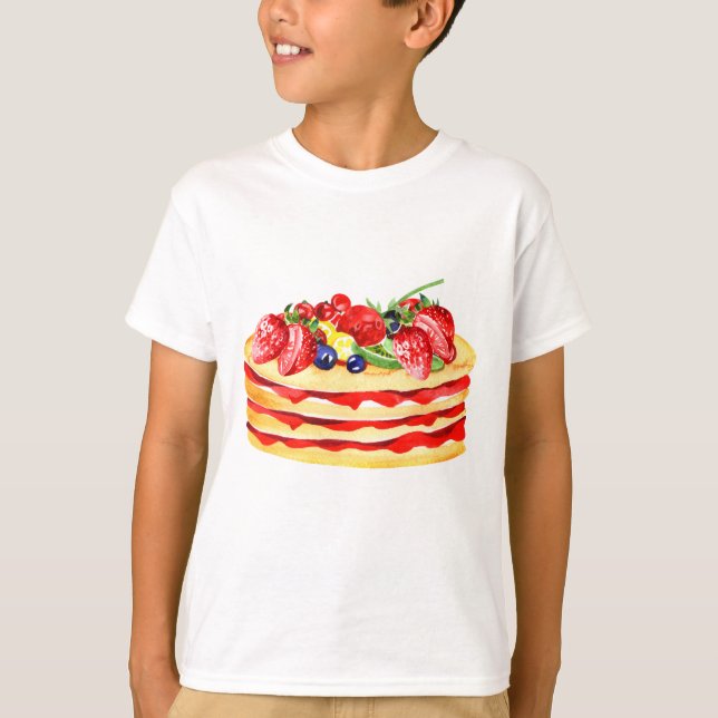 Pancake Strawberry T-Shirt (Vorderseite)
