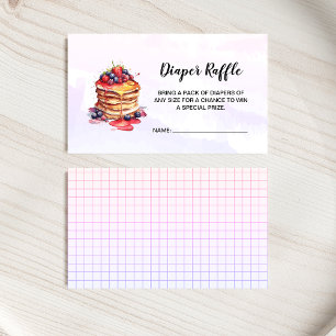 Pancakes Brunch Diaper Umschließkarte Begleitkarte