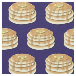 Pancakes Niedliches Frühstück Kinder Stoff