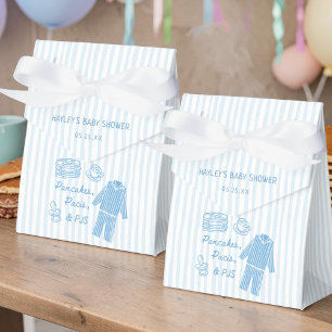 Pancakes, Pacis & PJs Jungen-Baby-Party Geschenkschachtel