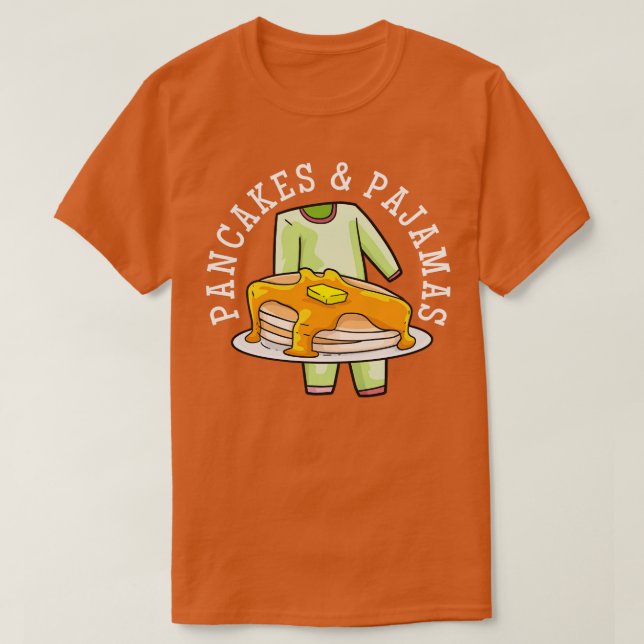Pancakes Pajamas Pajama Party 1 T-Shirt (Design vorne)