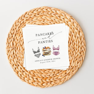 Pancakes & Panties Brautparty Serviette