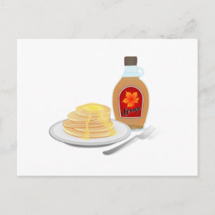 Pancakes Postkarte