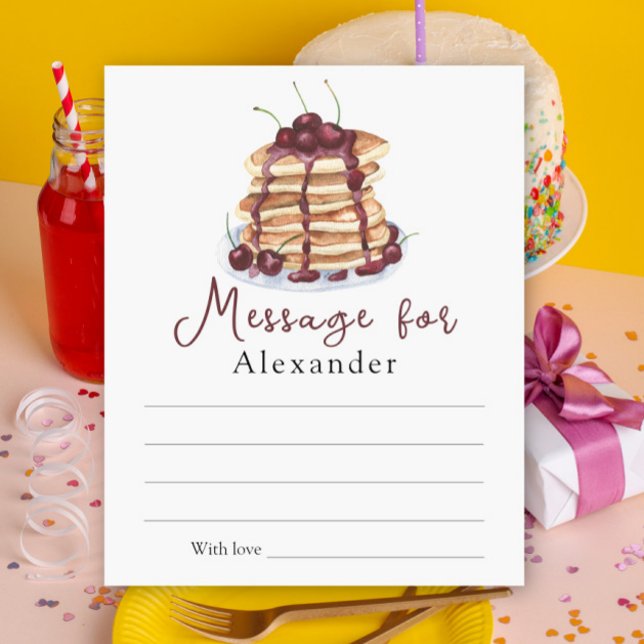 Pancakes Time Capsule Message (Von Creator hochgeladen)