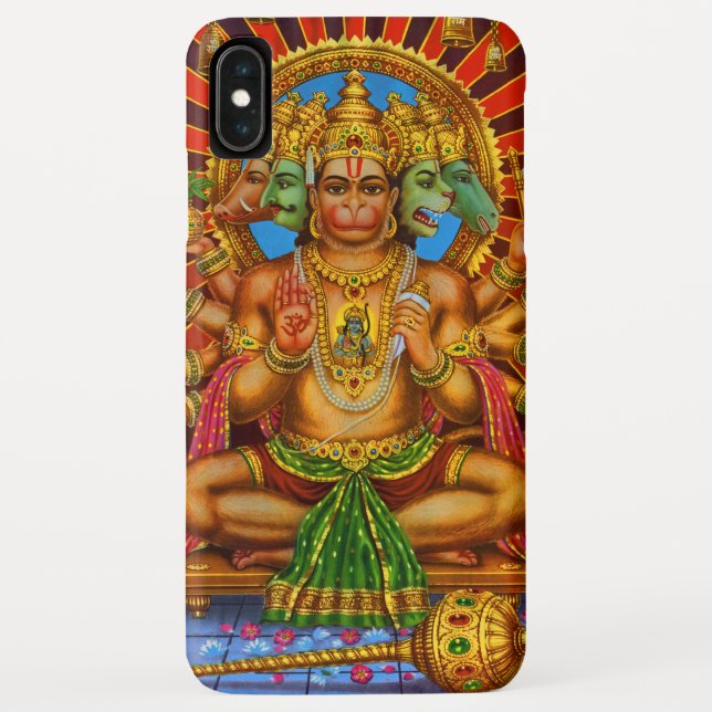 Panchamukha Hanuman Case-Mate iPhone Hülle (Rückseite)