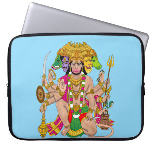 Panchmukhi Hanuman Laptop-Hülle Laptopschutzhülle