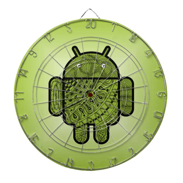 Pancho Doodle für Android™ Dartscheibe (vorne)
