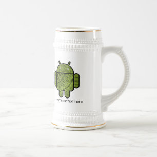 Pancho Gekritzel-Charakter für den Android™ Bierglas