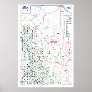 Pancho Villa Map Poster
