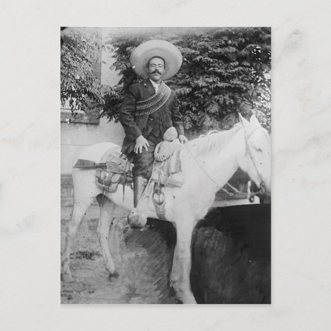 Pancho Villa Mexican RevolutionGeneral Postkarte (Vorderseite)
