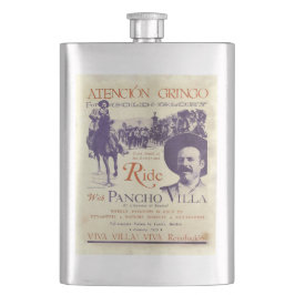 Pancho Villa 🔥 mexikanischer Held General Flachmann