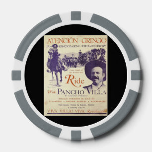 Pancho Villa 🔥 mexikanischer Held General Pokerchips