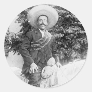 Pancho Villa Runder Aufkleber