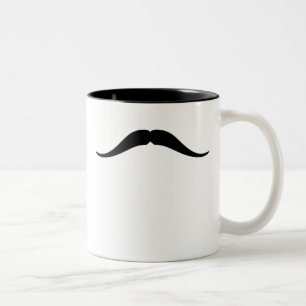 Pancho Villa-Schnurrbart Zweifarbige Tasse
