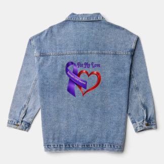 Pancreatic Awareness Denim Jacket Jeansjacke