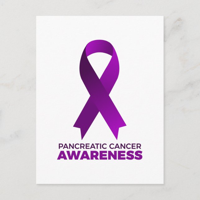 Pancreatic Cancer Awareness Postkarte (Vorderseite)