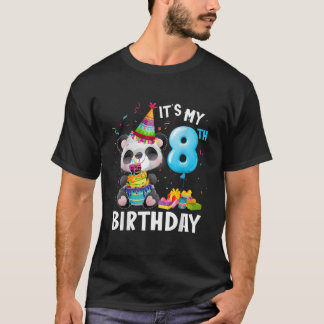 Panda 8. Ich bin 8 Ns T-Shirt