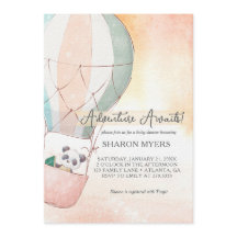 Panda-Abenteuer wartet Baby Shower