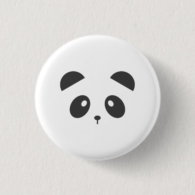 Panda-Abzeichen Button (Vorderseite)