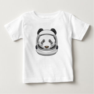 Panda als Astronaut mit Helmet Baby T-shirt