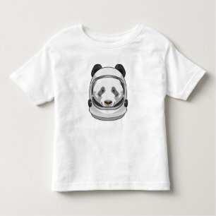 Panda als Astronaut mit Helmet Kleinkind T-shirt
