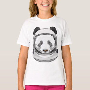 Panda als Astronaut mit Helmet T-Shirt