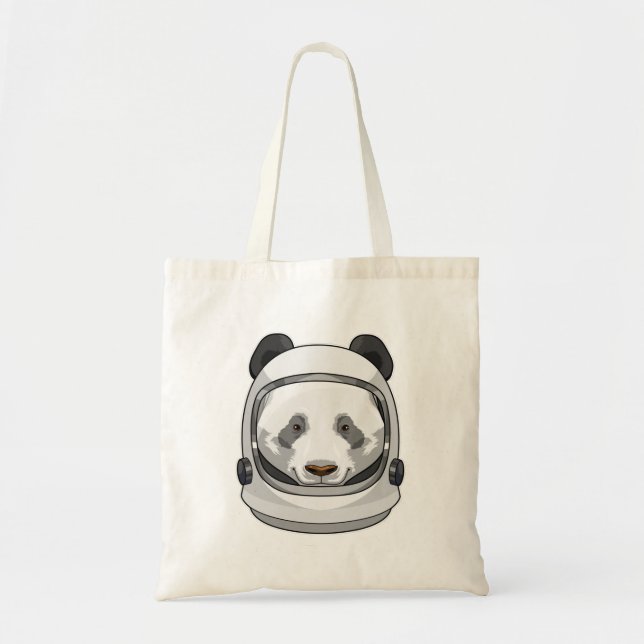 Panda als Astronaut mit Helmet Tragetasche (Vorne)