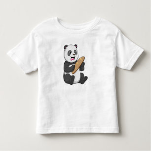 Panda als Baker mit Brot Kleinkind T-shirt
