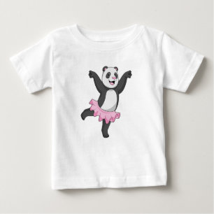 Panda als Ballerina im Ballett Baby T-shirt