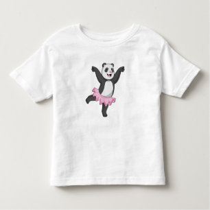 Panda als Ballerina im Ballett Kleinkind T-shirt