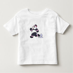 Panda als Runner beim Laufen Kleinkind T-shirt
