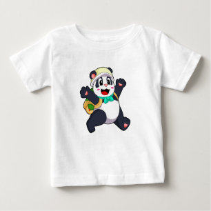 Panda als Student Baby T-shirt