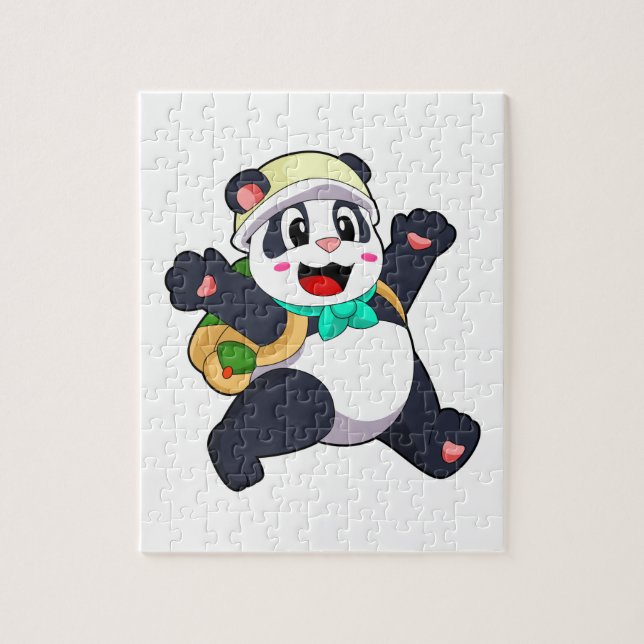 Panda als Student Puzzle (Vertikal)