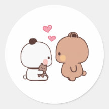 Panda and Brownie Bear Couple
