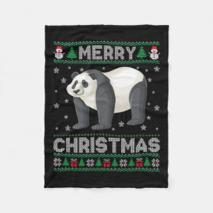Panda Animal Men Women Kinder Ugg Weihnachtskraut Fleecedecke