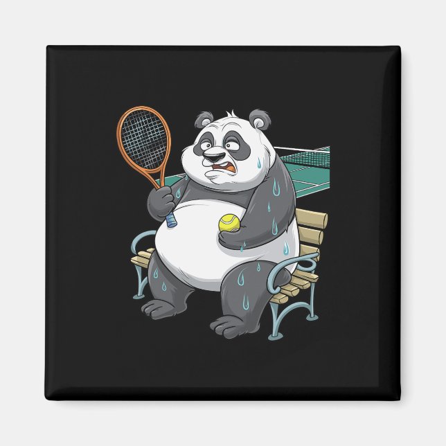 Panda Animals Dminton Shuttles Magnet (Vorne)