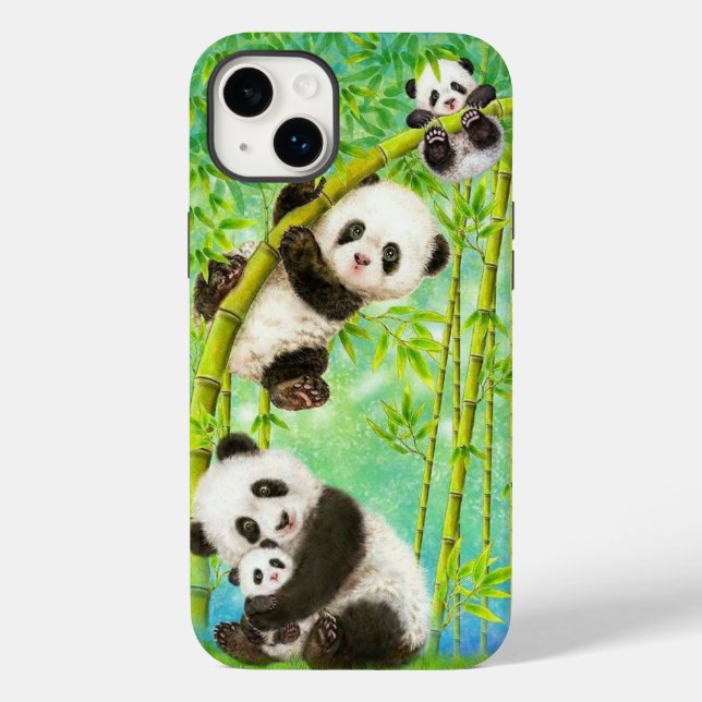 Panda Animel Niedlich Cover Apple iPhone 14Plus Hü (Rückseite)