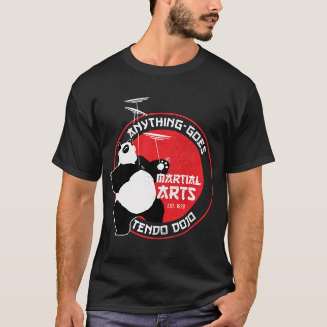 Panda - Anything Goes Martial Arts Dojo - Ranma 1/ T-Shirt (Vorderseite)
