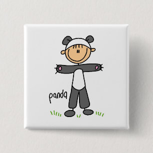 Panda Anziehen T-Shirts und Geschenke Button