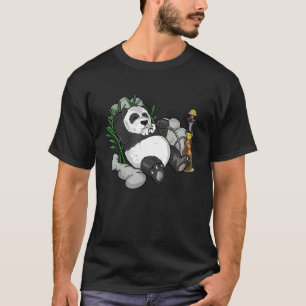 Panda Arabic Hookah Nargileh Shisha Panda Bear T-Shirt