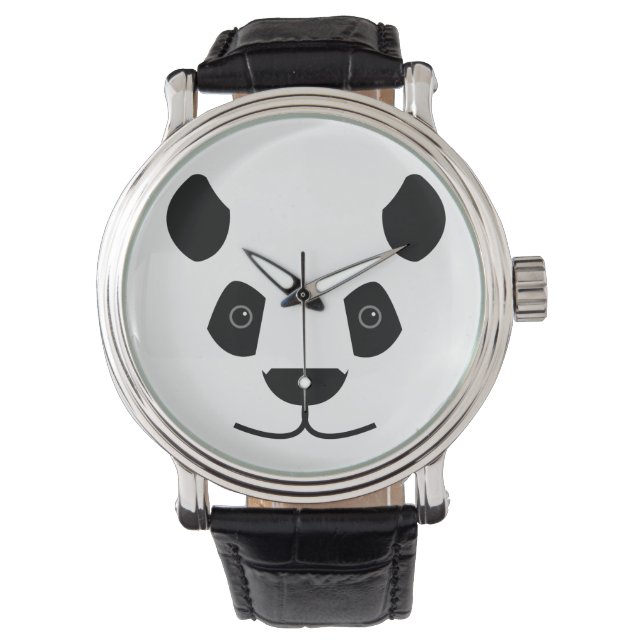 Panda Armbanduhr (Vorderseite)