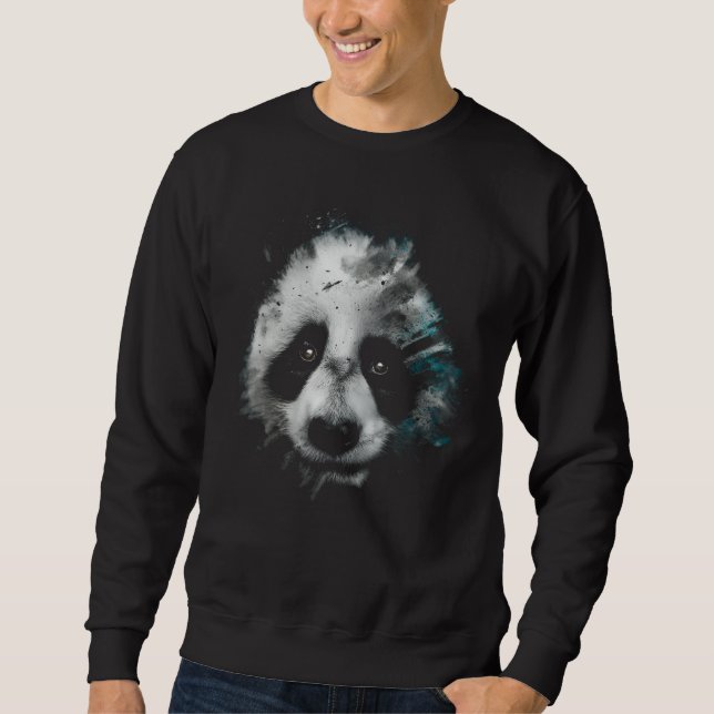 Panda Art - Animal Panda Sweatshirt (Vorderseite)